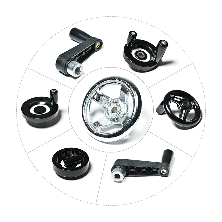 Manufacturer Suppport Crank Solid Spoke Plastic Bakelite Hand Wheel Sinusuportahan ng Manufacturer ang Crank Solid Spoke Plastic Bakelite Hand Wheel