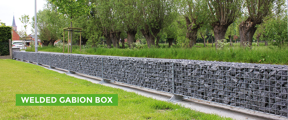 Welded Gabion Mesh for Landscape Decoration Svařované gabionové pletivo pro dekoraci krajiny