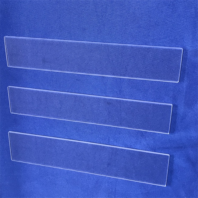 High transmittance temperature sensor quartz glass plate Hochdurchlässige Temperatursensor-Quarzglasplatte