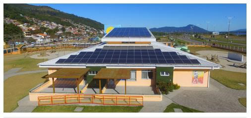 Brazilian user photovoltaic system Braziliaans fotovoltaïsch gebruikerssysteem