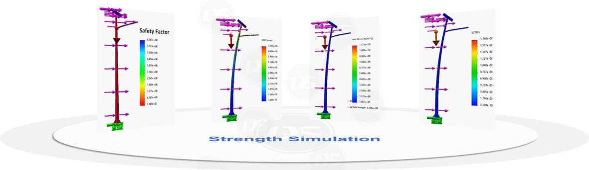 DS-TLP1 Hot Dipped Galvanized Traffic Light Pole, Signal Light Pole From China Manufacturer (1) DS-TLP1 varmgalvaniseret trafiklysstang, signallysstang fra Kina-producent (1)
