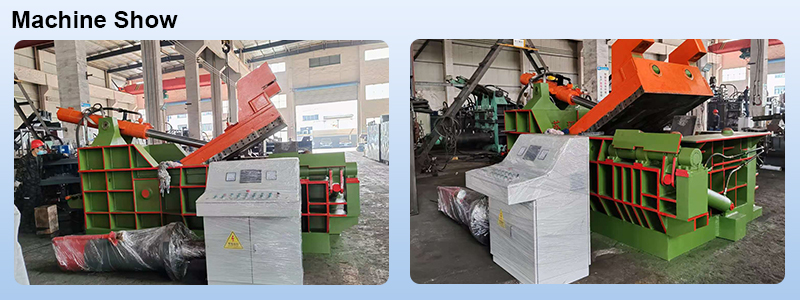 scrap aluminum baler hydraulisk skrot aluminiumsballepresser