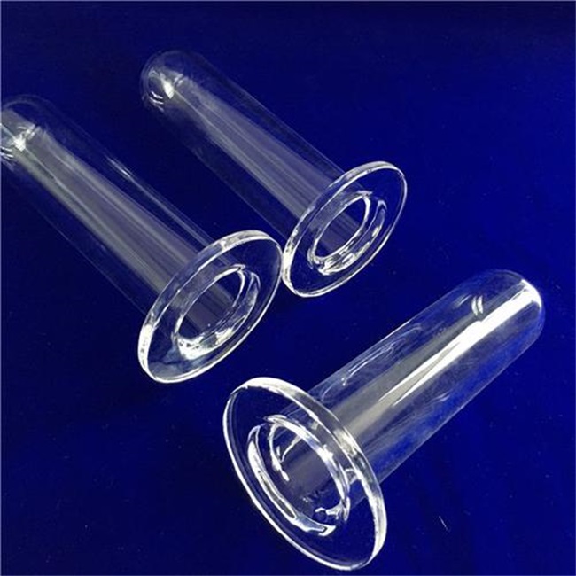 Special shape fused silica glass tube Quarzglasröhre mit spezieller Form