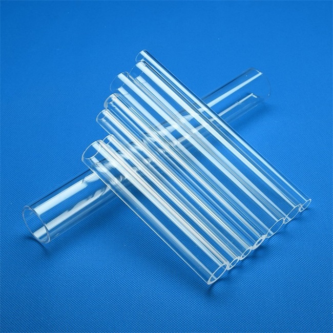 JGS1-JGS2-JGS3 Fused Silica Transparent Quartz Tube Tubo al quarzo trasparente in silice fusa JGS1-JGS2-JGS3