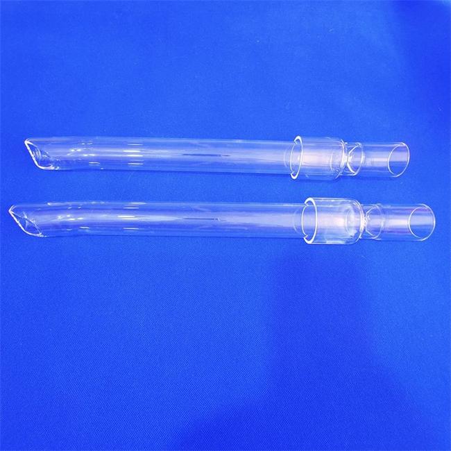 Frosted transparent quartz glass tube Wholesaler 曇らされた透明な石英ガラス管の卸売業者