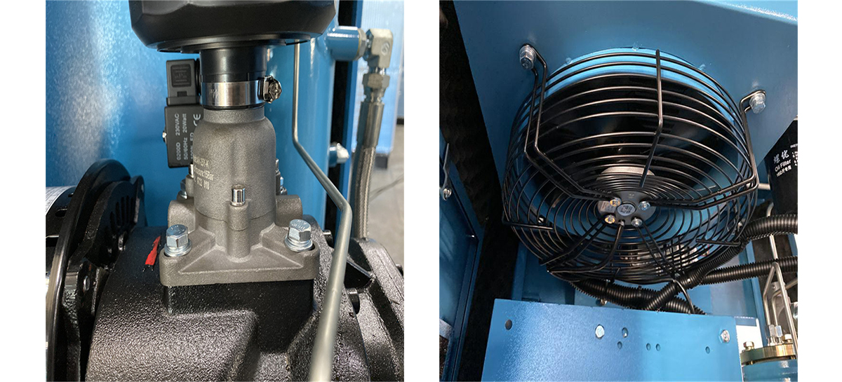 Precision-Engineered Laser Cutting Screw Compressor Präzisionsgefertigter Schraubenkompressor zum Laserschneiden