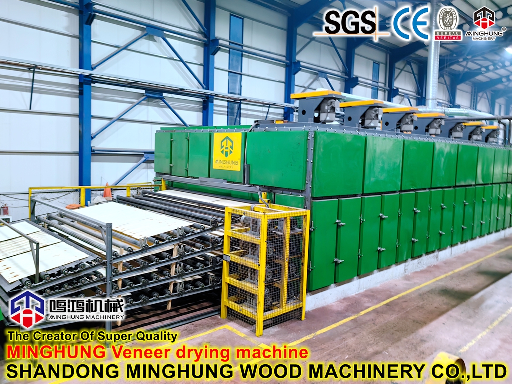 veneer drying Furniertrocknungsmaschine
