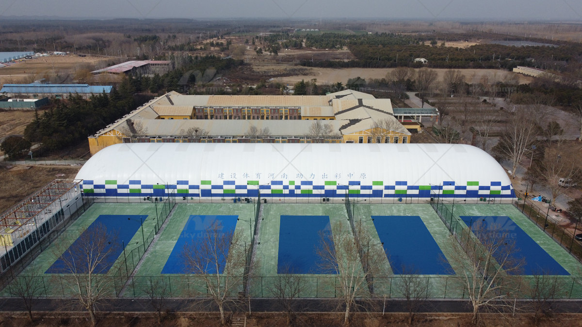 large tennis sport air dome kubah udara sukan tenis besar