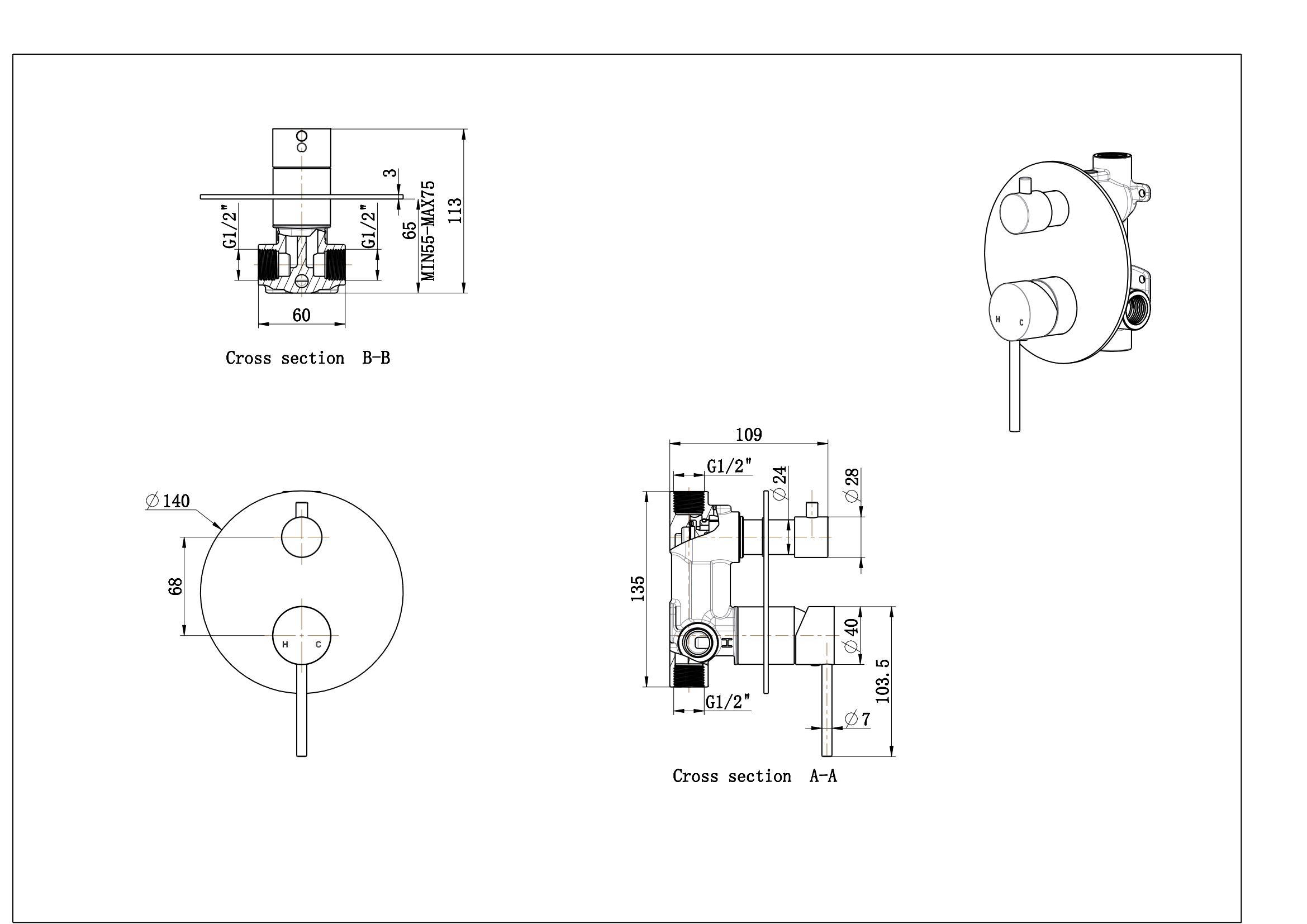 product size 製品サイズ