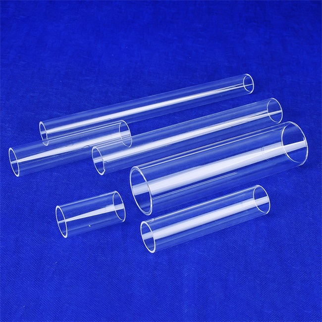 High purity electric furnace quartz glass tube 高純度電気炉用石英ガラス管