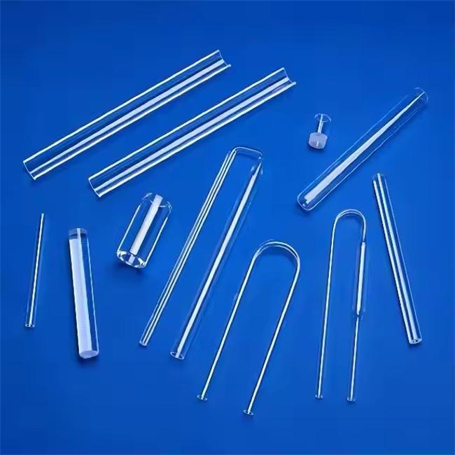 Chemical U-shaped bent quartz tube factory Usine chimique de tubes de quartz courbés en forme de U
