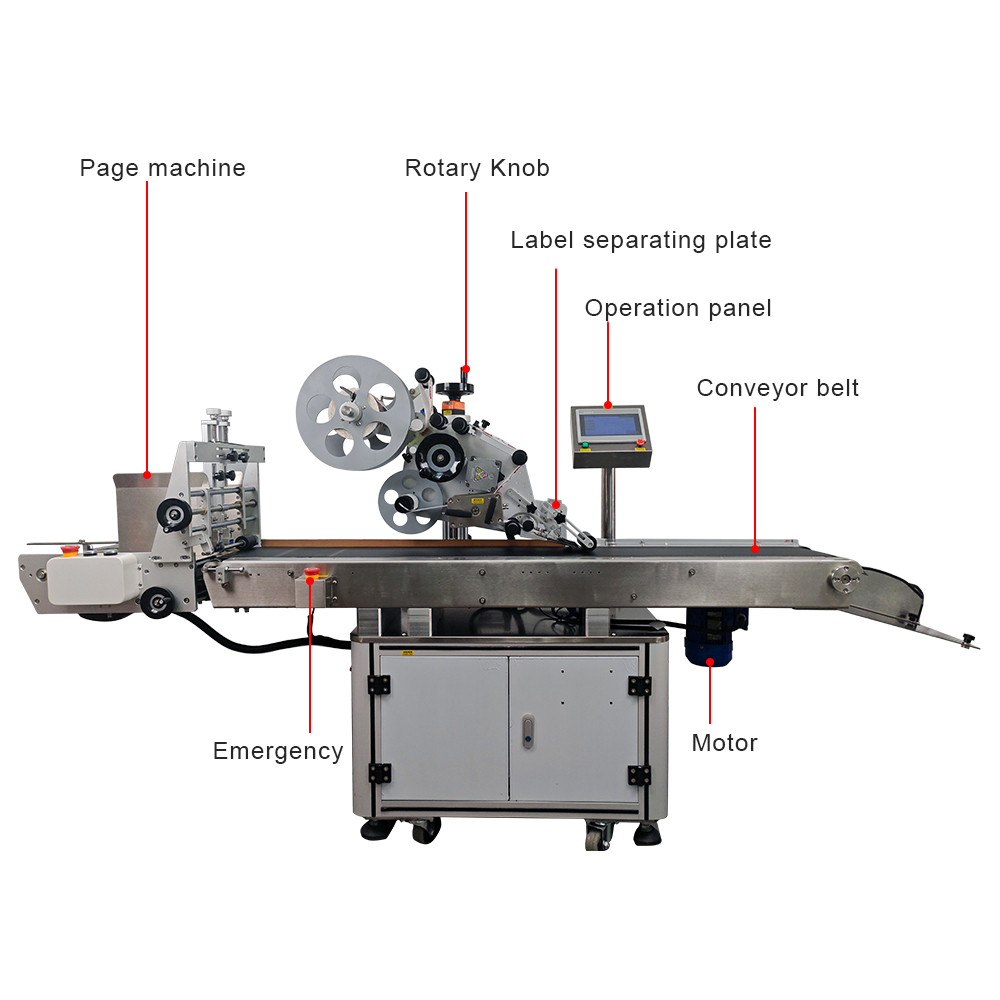 Flat Surface Labeling Machine Etikettiermaschine für flache Oberflächen