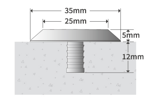 tactile indicator installation installazione indicatore tattile