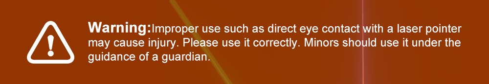 Green High Power Laser Pointer warning 綠色高功率激光筆警告 1