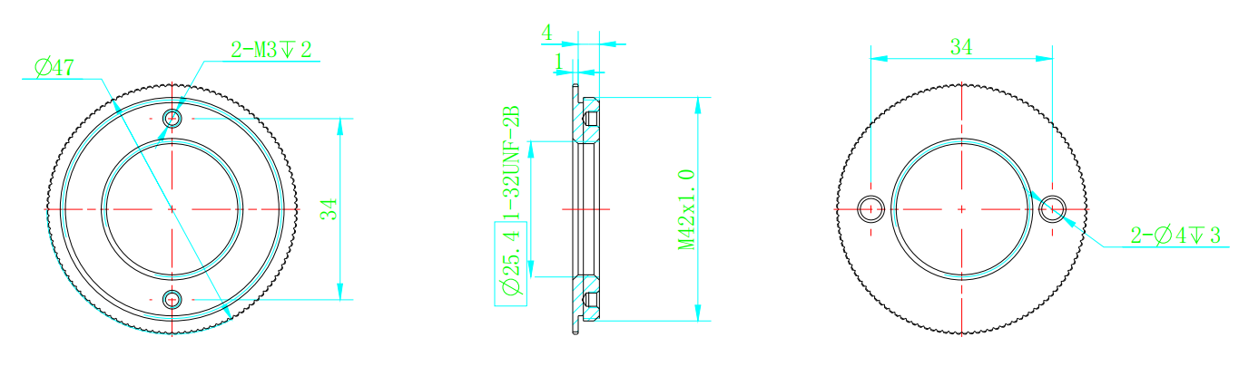 V004-X相机CS口转接2 Adaptér CS portu kamery V004-X 2