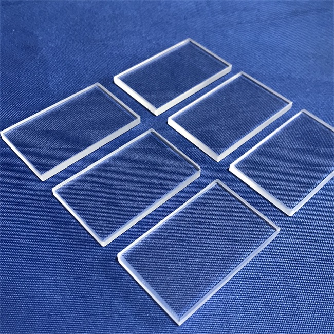 High transmittance valve quartz glass plate Quarzglasplatte mit hoher Durchlässigkeit