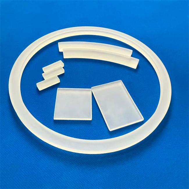 Semi transparent frosted quartz ring supplier Fornitore di anelli di quarzo smerigliato semitrasparente