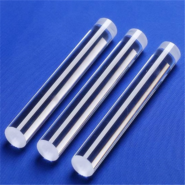 2-100mm quartz rod for solar panel production 2–100 mm Quarzstab für die Herstellung von Solarmodulen