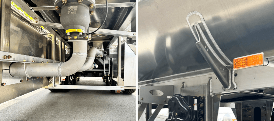 CHIV aluminum tanker trailer welding Soudage de remorque-citerne en aluminium CHIV