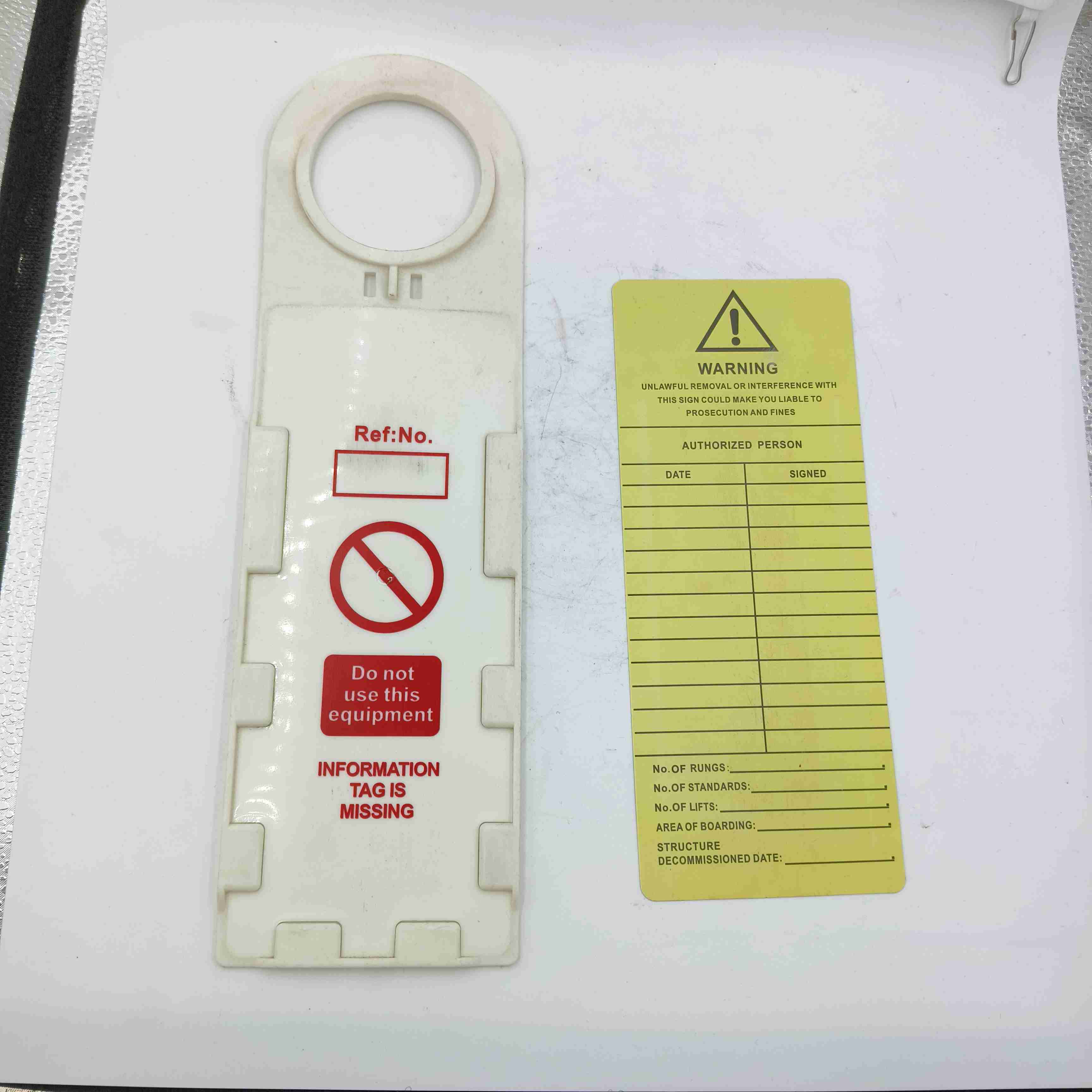 scaffold tagging system sistema di etichettatura dell'impalcatura