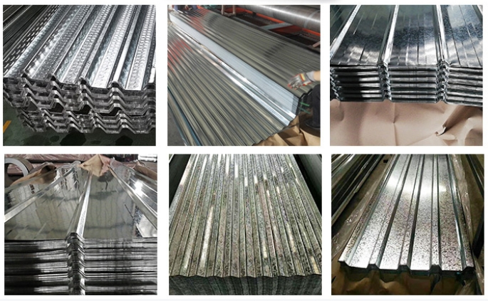 Alloy Coated Roofing Sheet 屋顶不同风格