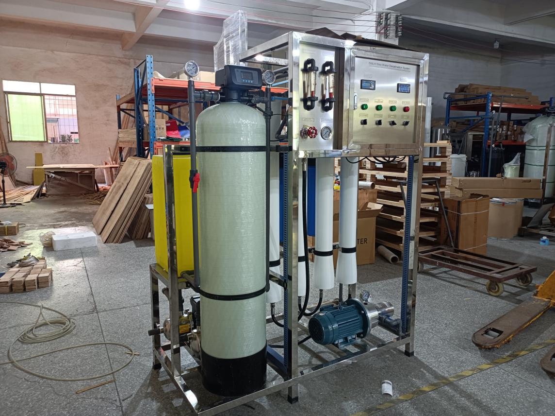 Sistema de desalinizaci&oacute;n de agua RO de agua de mar 500LPH potable