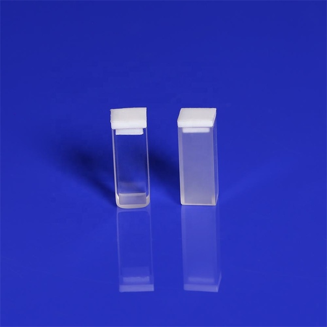 2-40mm laboratory quartz cuvette manufacturer Fabricante de cubetas de cuarzo de laboratorio de 2-40 mm