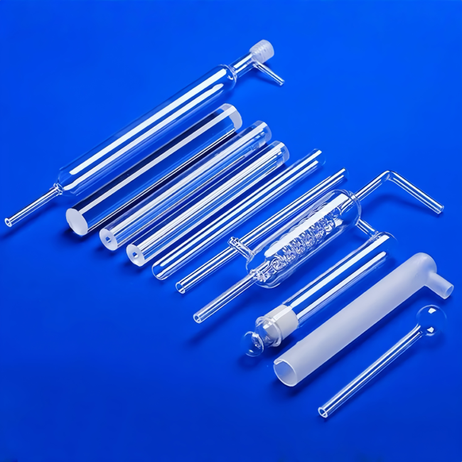 OEM transparent quartz tube Tubo de cuarzo transparente OEM