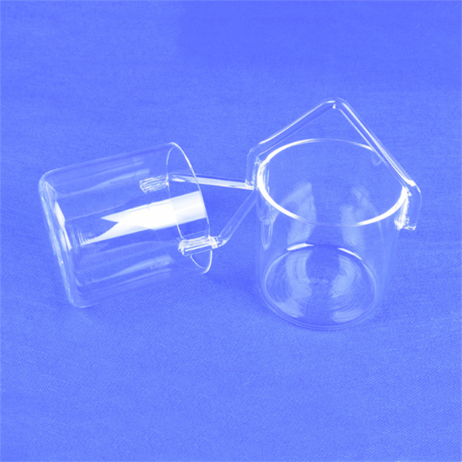 Laboratory quartz beaker measuring cup seller Venditore di bicchieri dosatori da laboratorio in quarzo