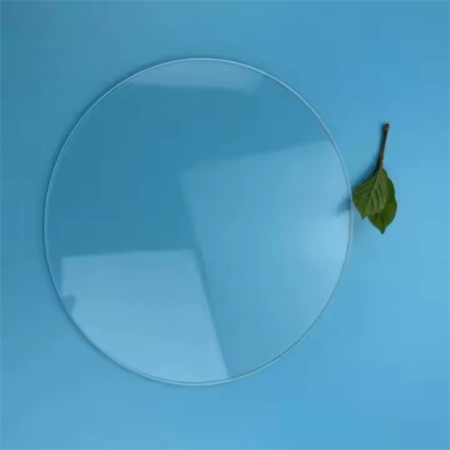 20-800mm diameter transparent UV quartz window Janela de quartzo UV transparente de 20-800 mm de diâmetro
