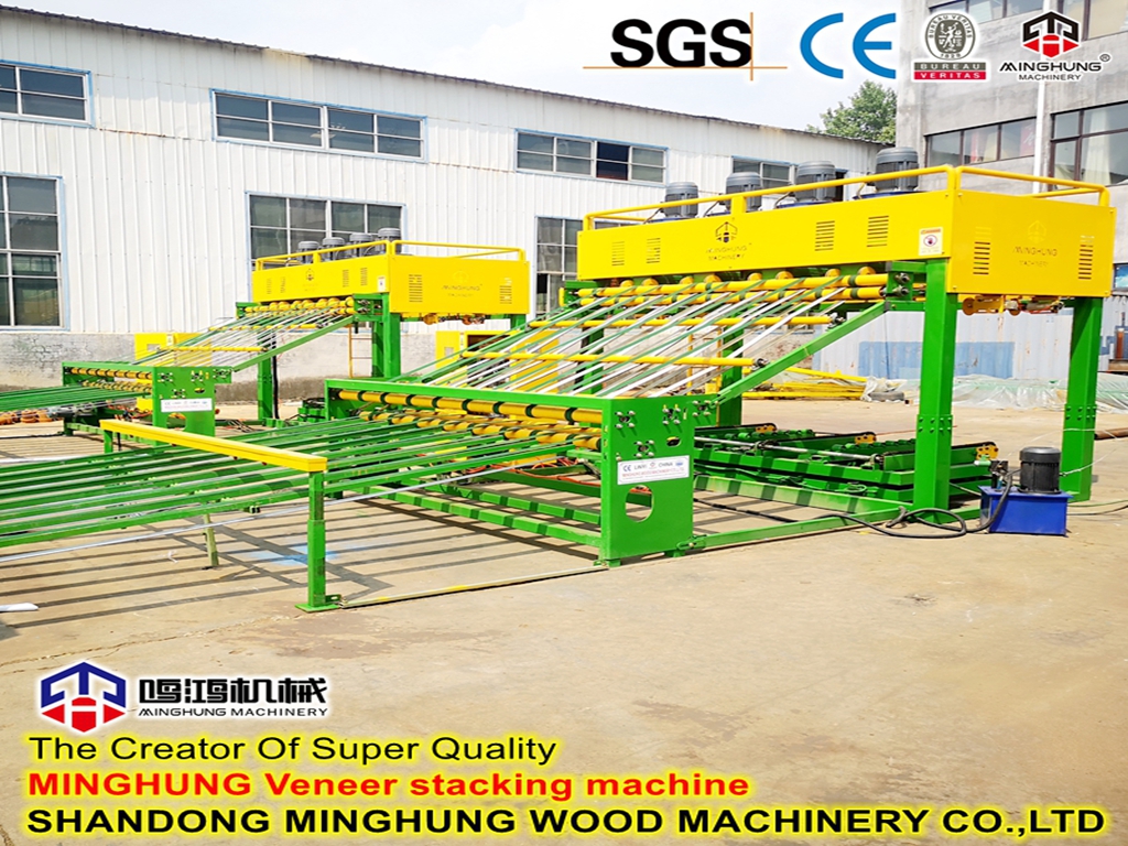 veneer stacking machine Furnierstapler
