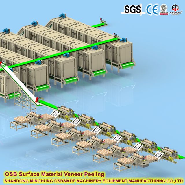 OSB Surface Material Veneer Peeling OSB повърхностен материал фурнир пилинг