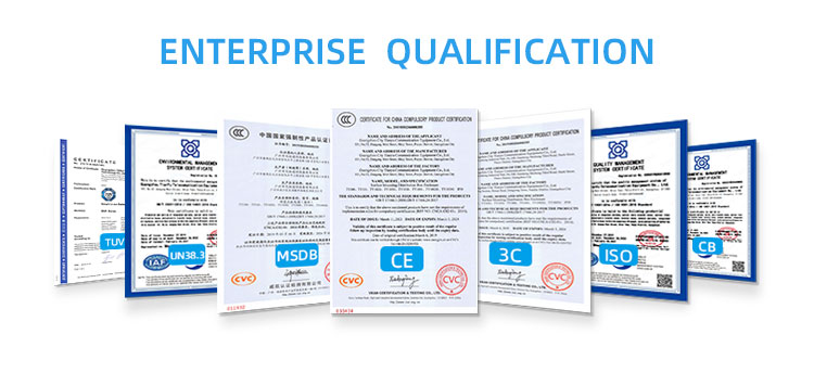 APPLY FOR CERTIFICATIONS Terli can also cooperate to help applying for other safety relevant certifications to meet the market demand as per customer's request. Like CE, MSDS, UL, IEC etc. Certificate Time: CE ----- 2 weeks MSDS ----- 1 weeks UN38.3 ----- 4 weeks UL/IEC ----- 10 weeks Certificate Cost: This contains two costs - Sample & Testing. Both of them are charged basing on exact battery specification. You are welcome to inform us the battery model you are interested for quoting. certificeringen