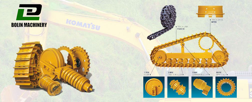 Liebherr chain Sehemu za chini za gari za BOLIN