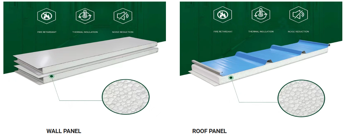 EPS sandwich panel EPS夾芯板