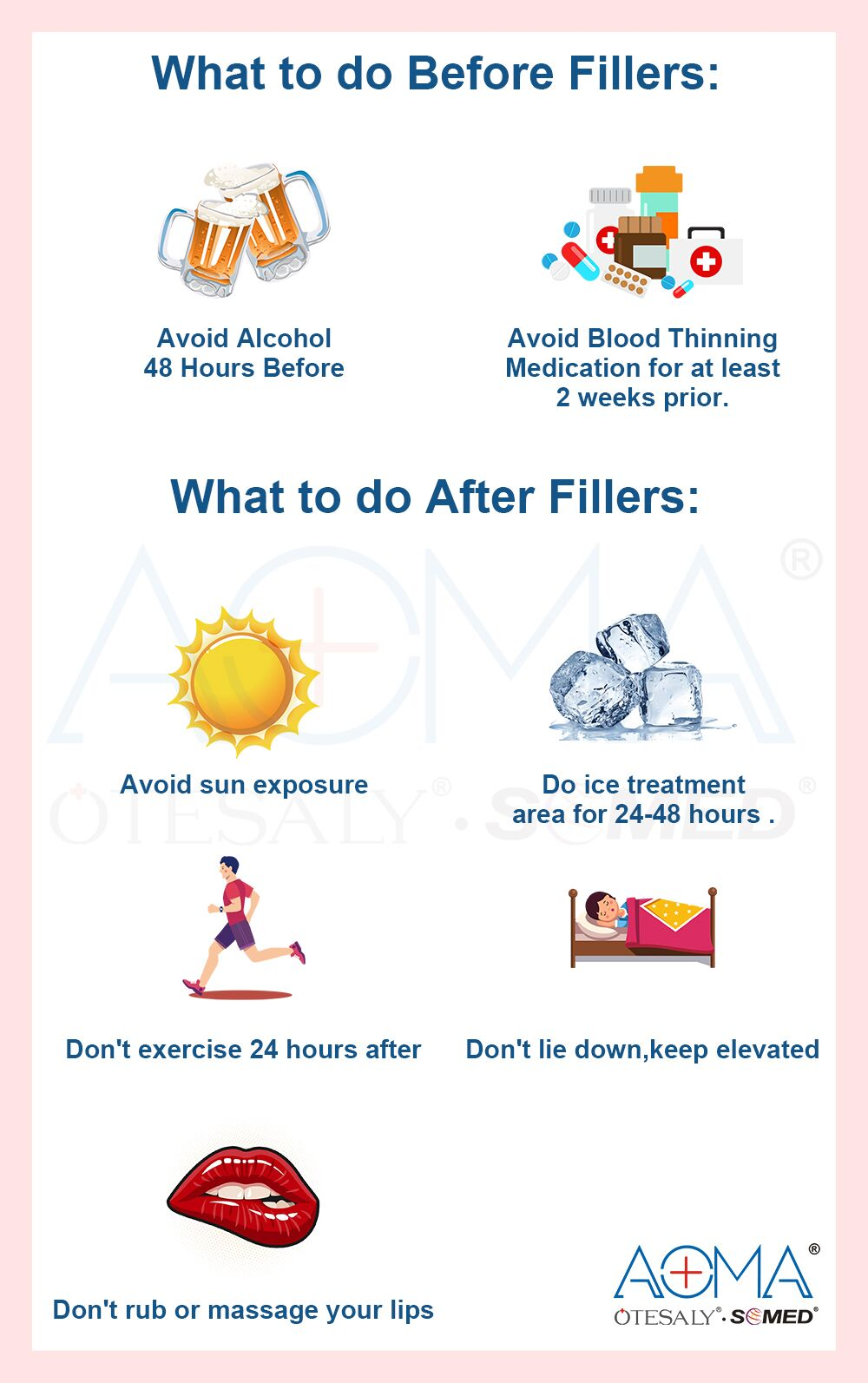 What to do before & after fillers treatment 填充改善前后要做什么