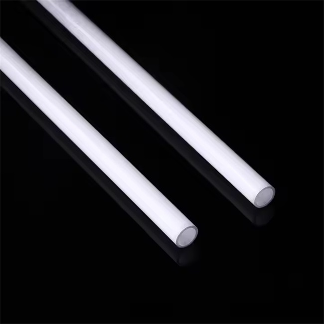 Diameter 0.5-600mm milky white quartz heating tube 직경 0.5-600mm 유백색 석영 가열 튜브
