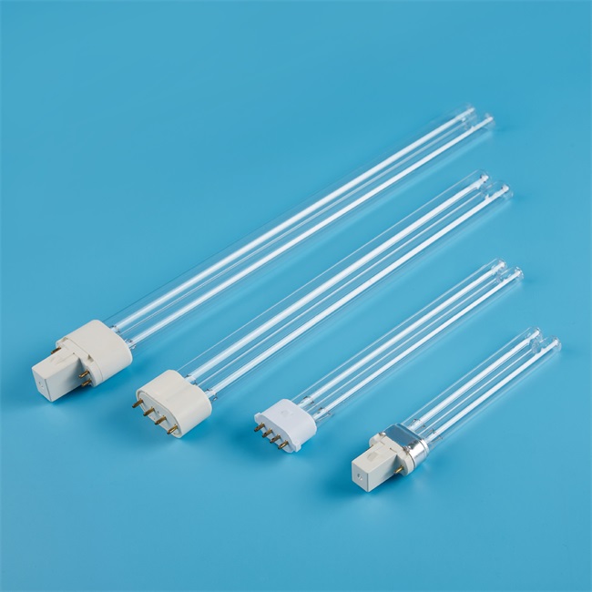 UV sterilization lamp transparent quartz tube مصباح التعقيم بالأشعة فوق البنفسجية أنبوب الكوارتز الشفاف