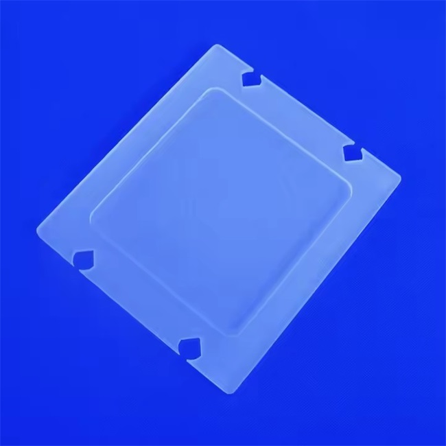 Wear resistant photovoltaic quartz side plate Piastra laterale in quarzo fotovoltaico resistente all'usura
