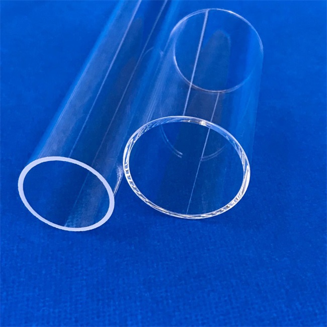 Laboratory high-purity quartz glass tube أنبوب زجاجي كوارتز عالي النقاء للمختبر