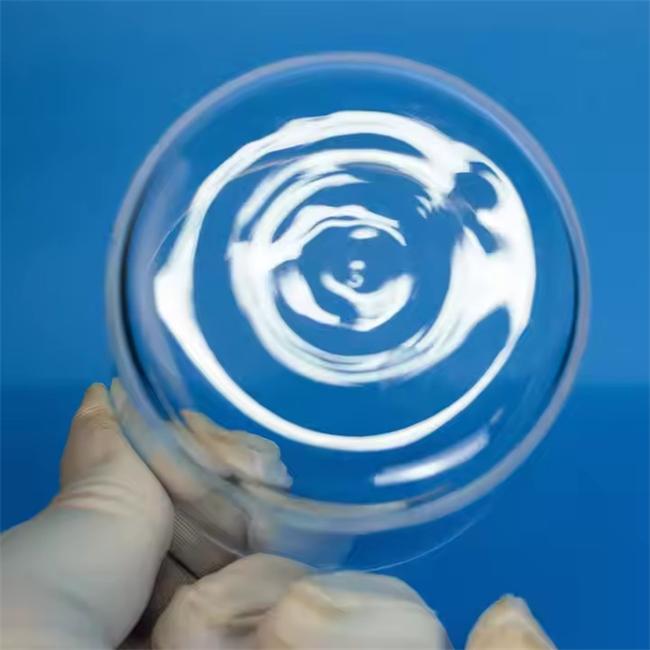 Transparent cylindrical quartz crucible factory مصنع بوتقة كوارتز اسطوانية شفافة