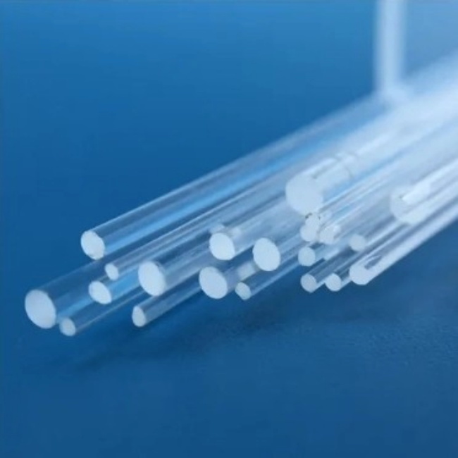 Custom Round Solid Capillary Quartz Rod Asta di quarzo capillare solido rotondo personalizzato
