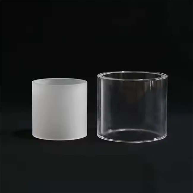 High Purity 99% Fireproof Polished Quartz Glass Tube Tube en verre de quartz poli ignifuge de haute pureté à 99 %