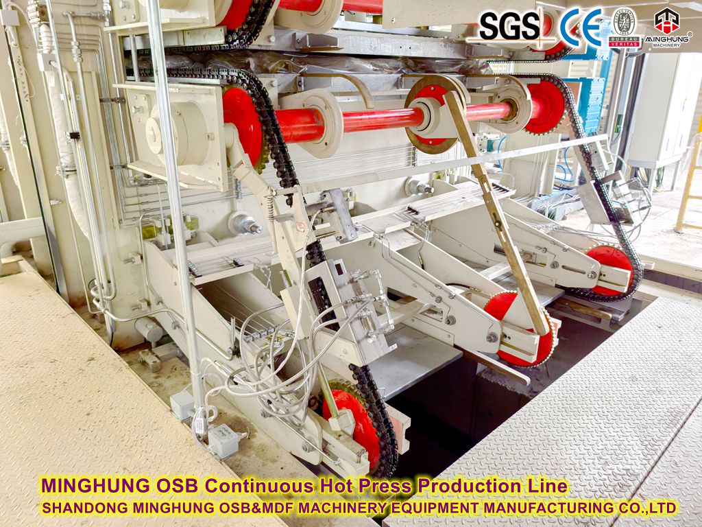 MINGHUNG OSB Continuous Hot Press Production Line Сістэма бесперапыннага гарачага прэсавання MINGHUNG OSB
