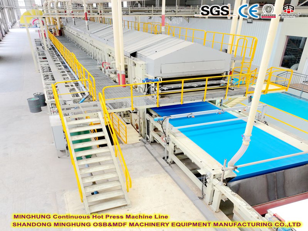 Continuous Hot Press Machine Line MINHUNG Kontinuálna linka na lisovanie za tepla