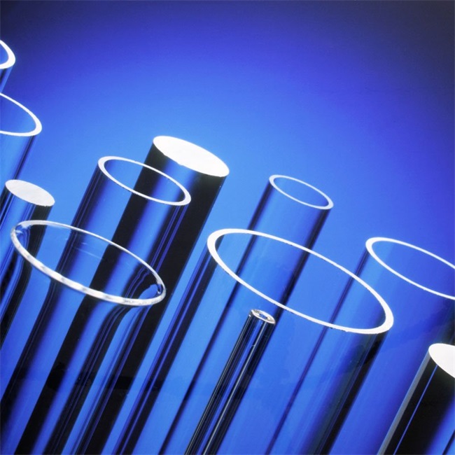 Fused silica glass tube for photovoltaic cells أنبوب زجاجي من السيليكا المنصهر للخلايا الكهروضوئية