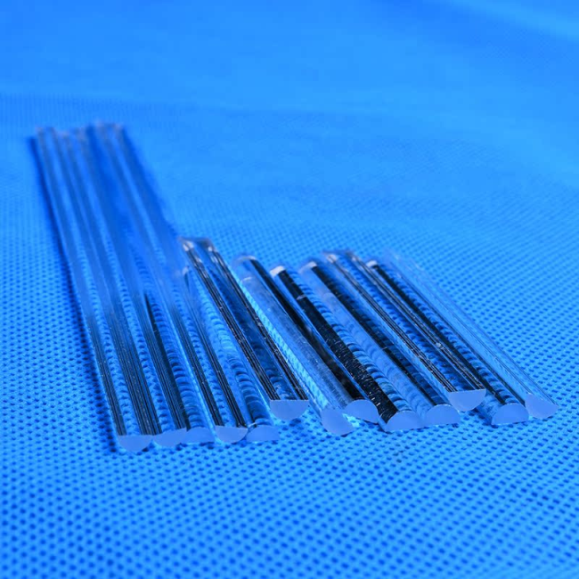 Corrosion resistant optical quartz glass rod Asta in vetro ottico al quarzo resistente alla corrosione