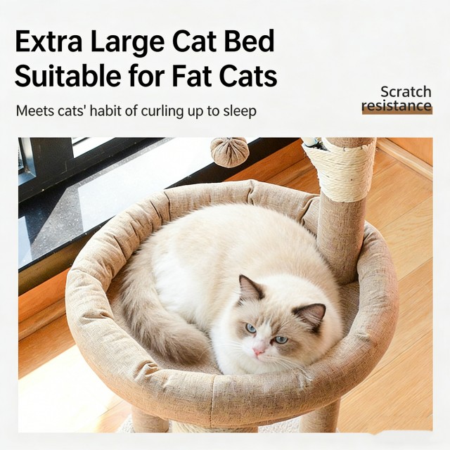 Árbol para gatos duradero de varios niveles
