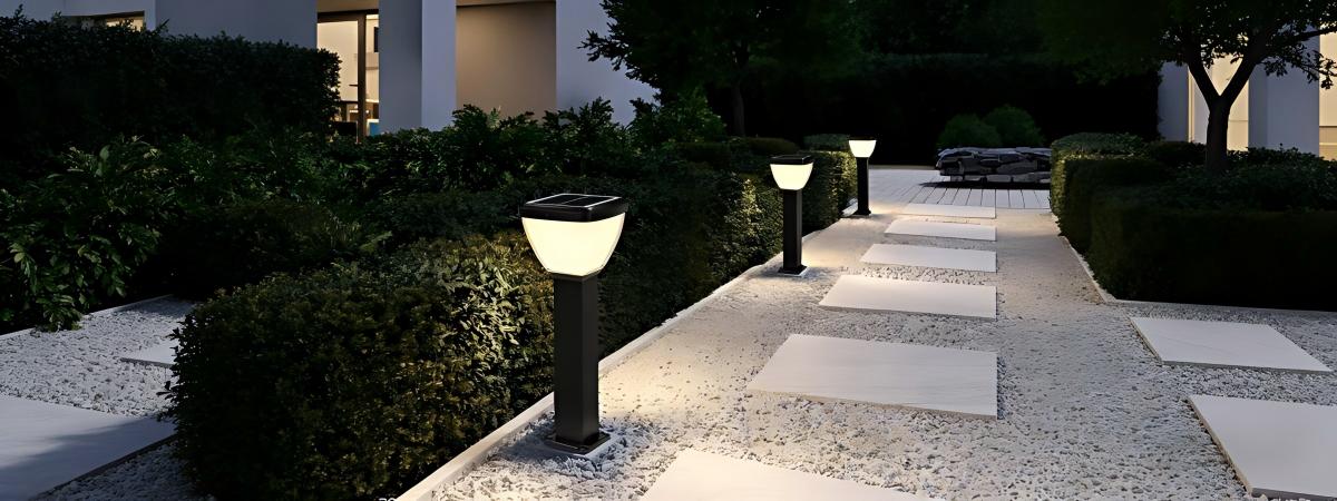 ZC-CPD1106 ZC-CPD8804 versatile solar bollard lights in multiple heights (400mm-1000mm) for cost-effective commercial pathway lighting and zero-energy consumption ZC-CPD1106 ZC-CPD8804 všestranná solární sloupková svítidla v několika výškách (400 mm-1000 mm) pro nákladově efektivní osvětlení komerčních cest a nulovou spotřebu energie