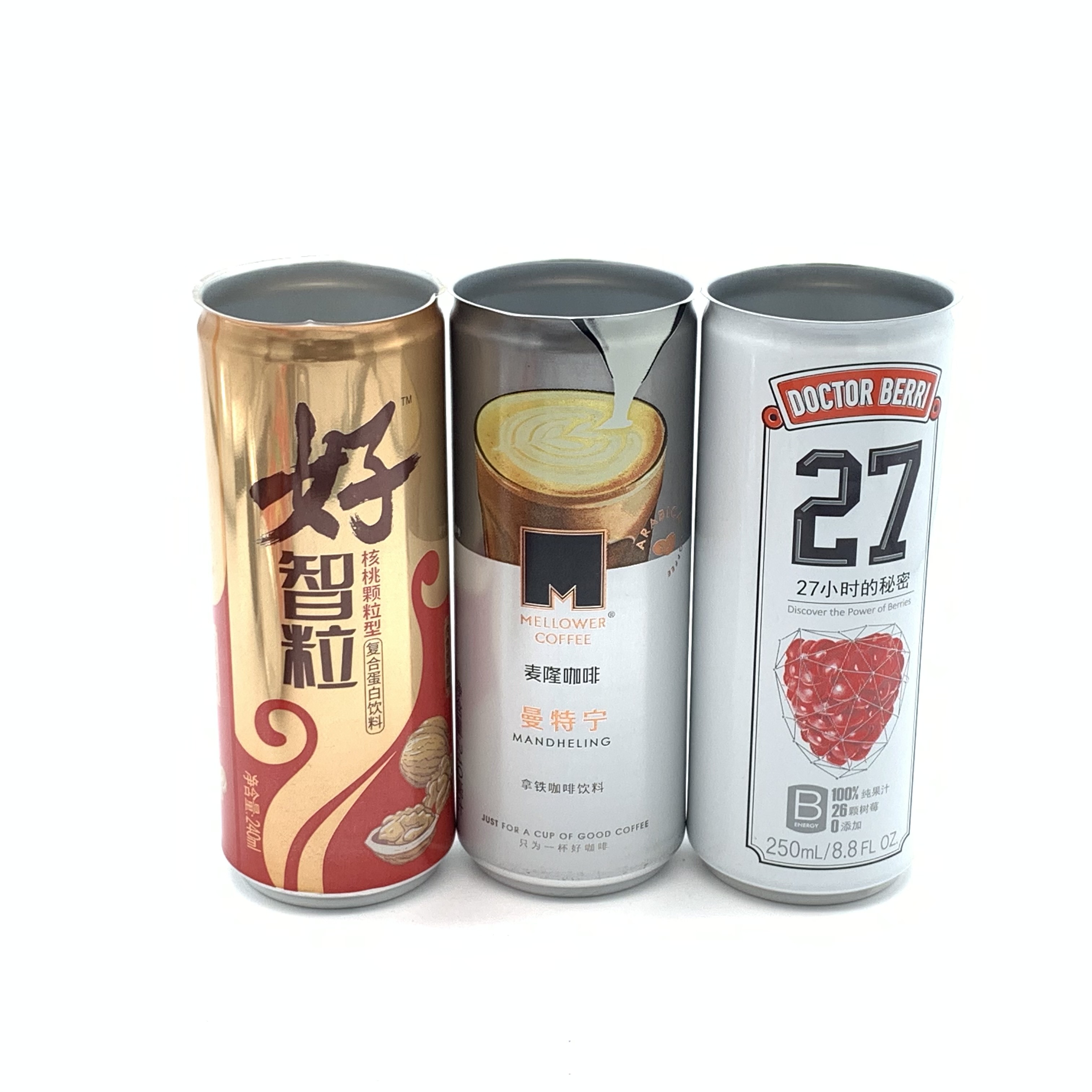 250 ml aluminum can 250毫升鋁罐